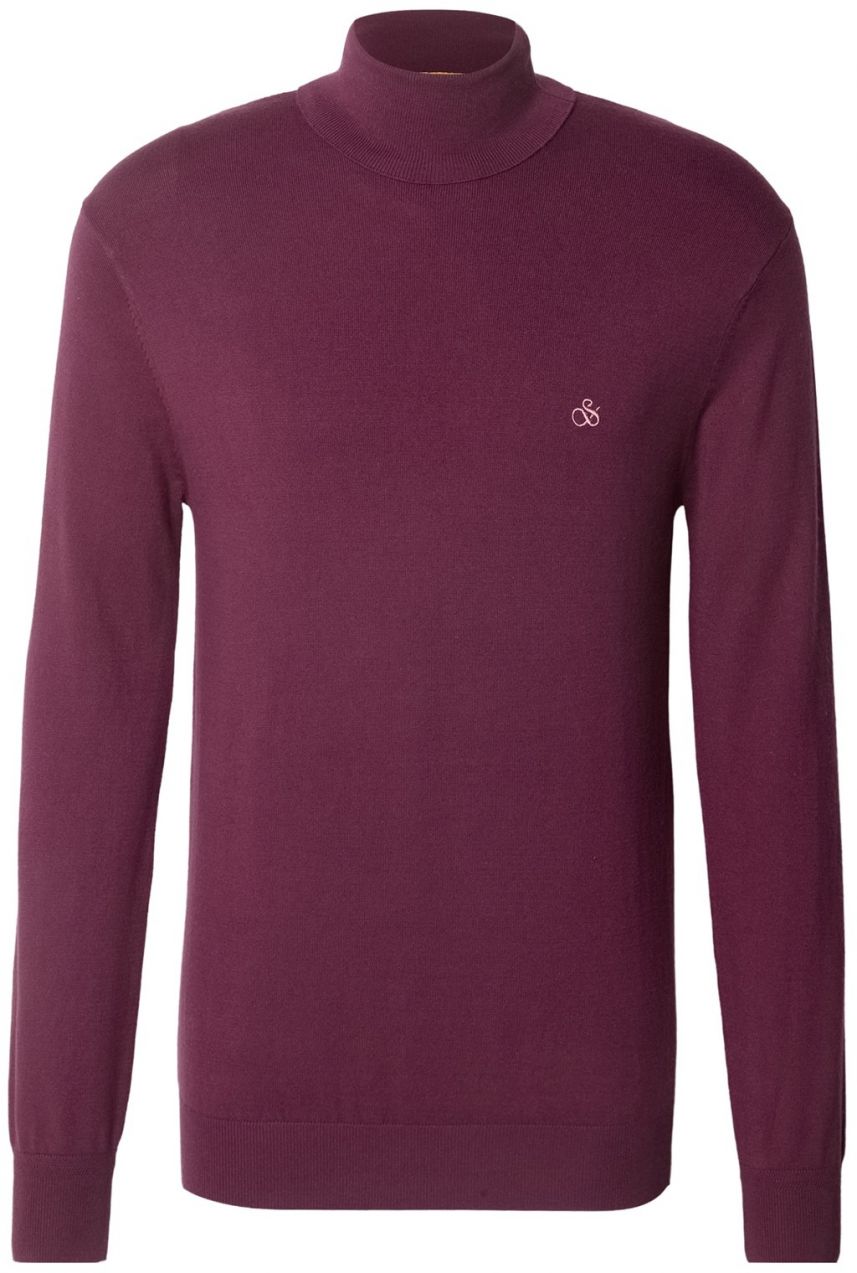 SCOTCH & SODA Sveter  burgundská