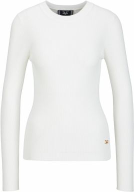 19V69 ITALIA Sveter 'Antonia'  šedobiela