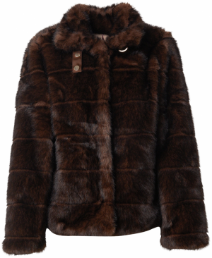 NÜMPH Prechodná bunda 'Windall'  tmavohnedá