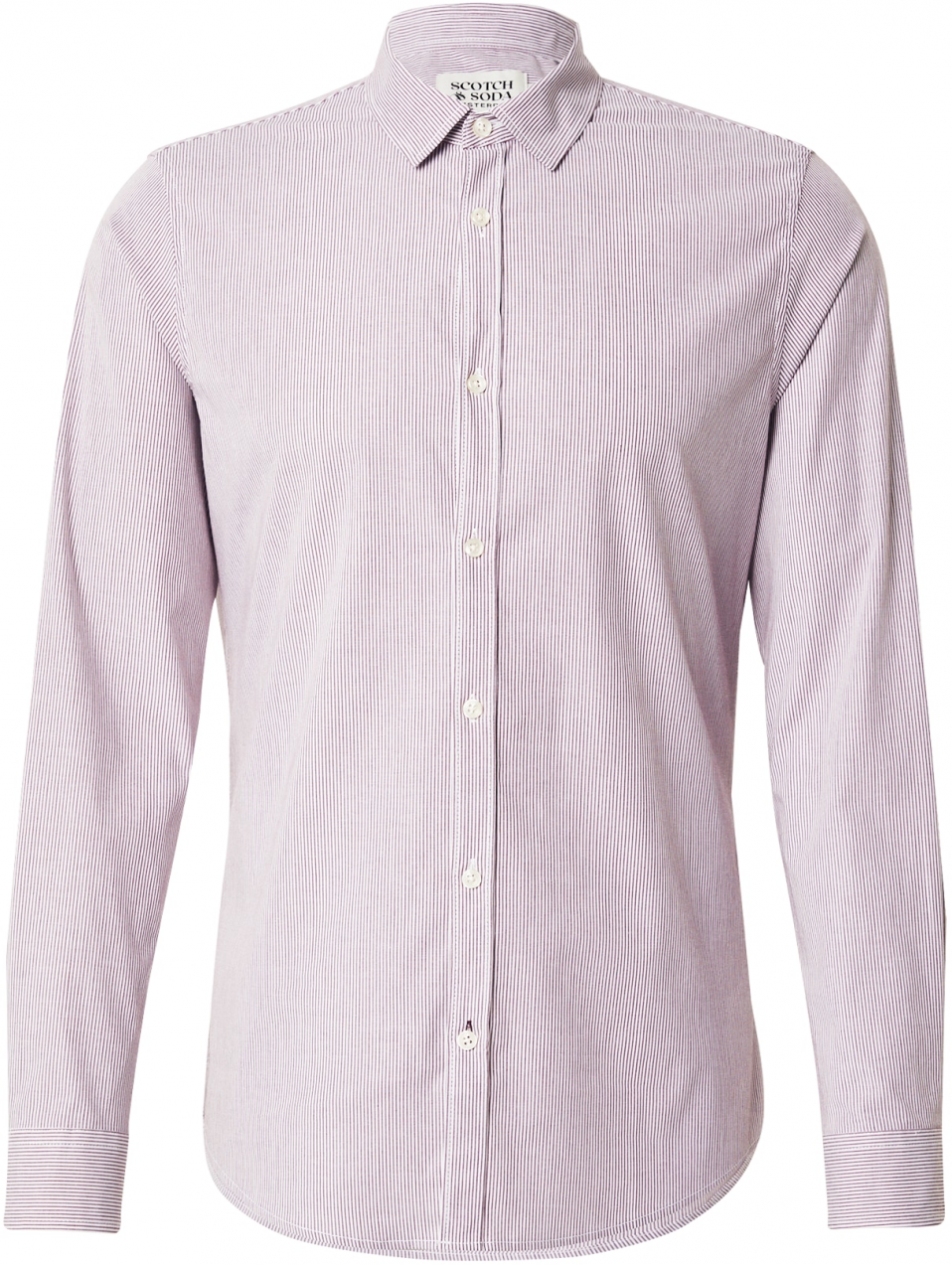 SCOTCH & SODA Košeľa  tmavoružová / biela