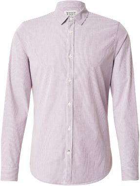 SCOTCH & SODA Košeľa  tmavoružová / biela