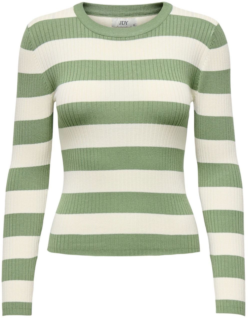 JDY Sveter 'JDYPLUM'  jablková / biela ako vlna