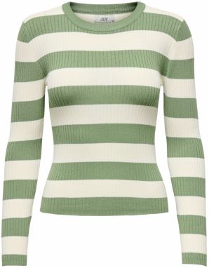 JDY Sveter 'JDYPLUM'  jablková / biela ako vlna