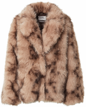 Monki Prechodná bunda  hnedá / svetlohnedá / tmavohnedá