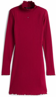 Tommy Jeans Šaty  farba lesného ovocia