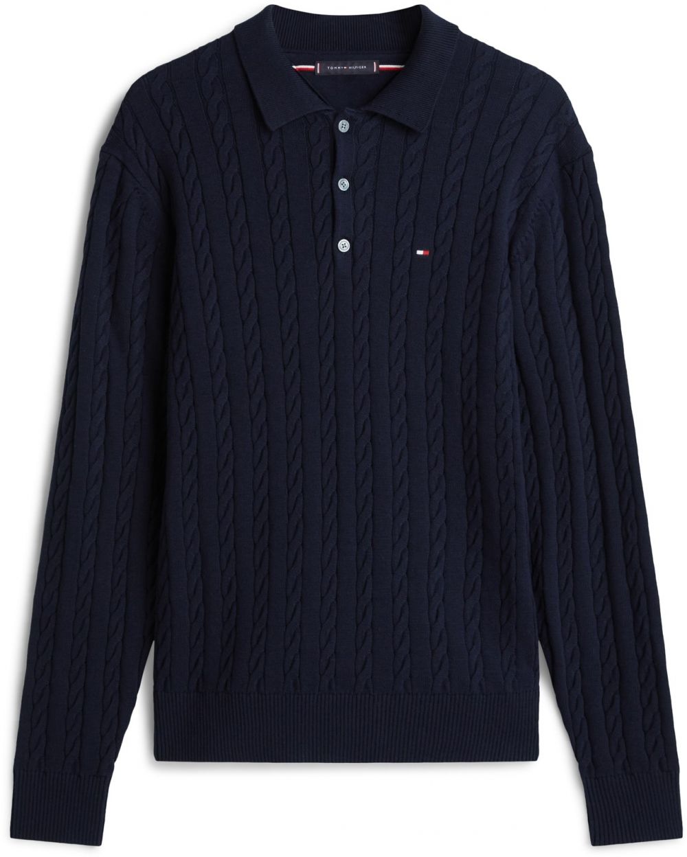 TOMMY HILFIGER Sveter  tmavomodrá