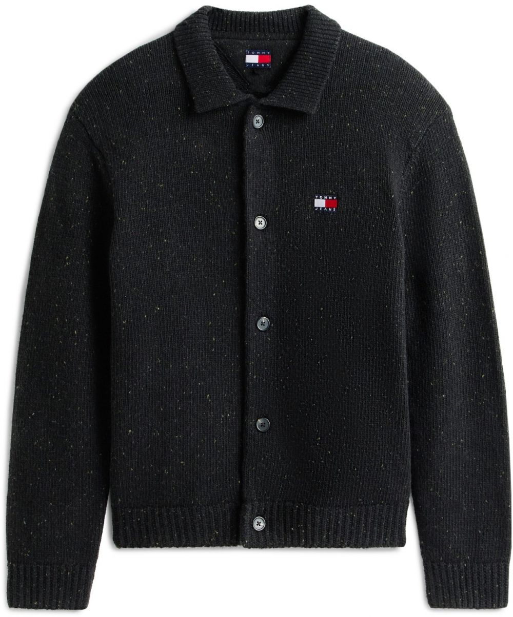 Tommy Jeans Kardigán  námornícka modrá / červená / čierna / biela