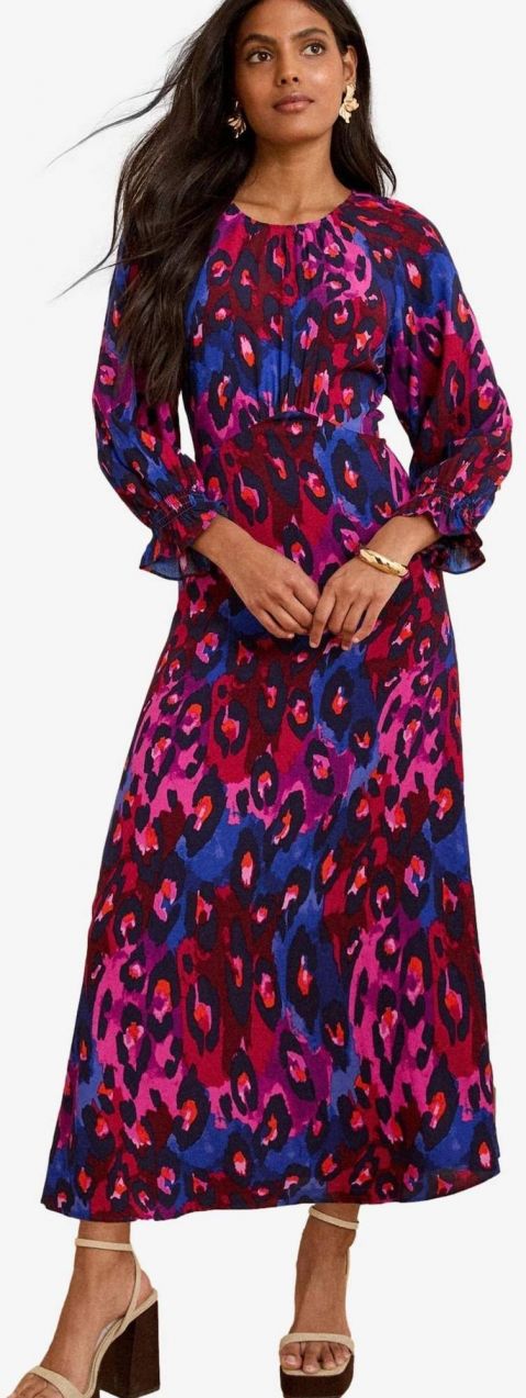 love & roses Šaty  modrá / námornícka modrá / fialová / tmavočervená