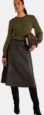 love & roses Sveter  olivová / čierna