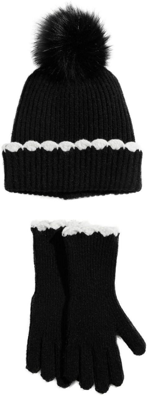 love & roses Čiapky  čierna / biela