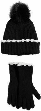 love & roses Čiapky  čierna / biela