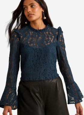 love & roses Blúzka  námornícka modrá