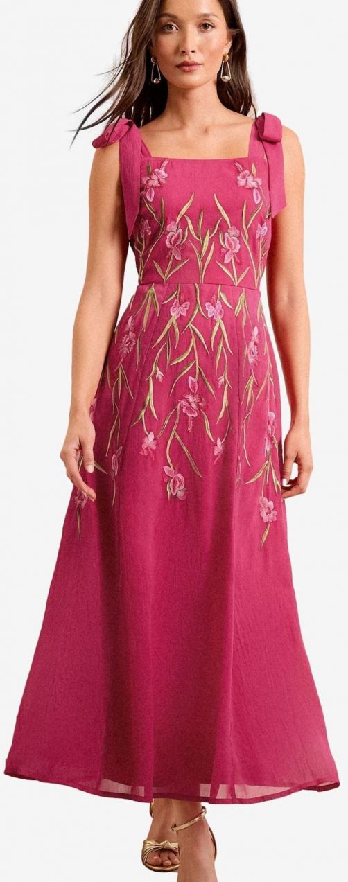 love & roses Večerné šaty  olivová / ružová / staroružová