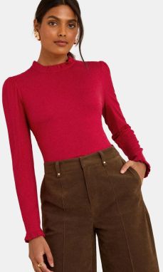 love & roses Tričko  purpurová