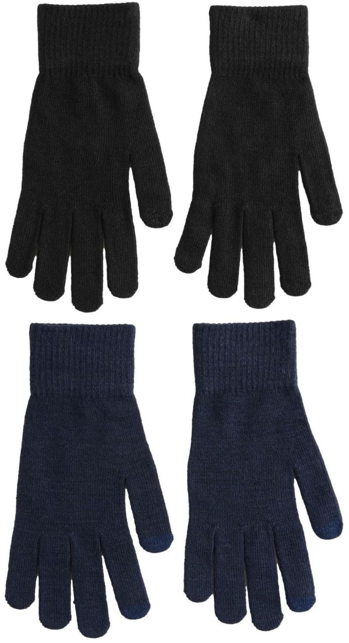 Next Prstové rukavice  tmavomodrá / čierna