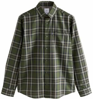 Next Košeľa  tmavomodrá / pastelovo zelená / tmavozelená