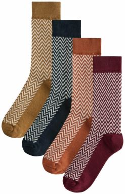 Next Ponožky  námornícka modrá / koňaková / olivová / vínovo červená