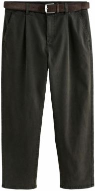 Next Plisované rifle  tmavohnedá