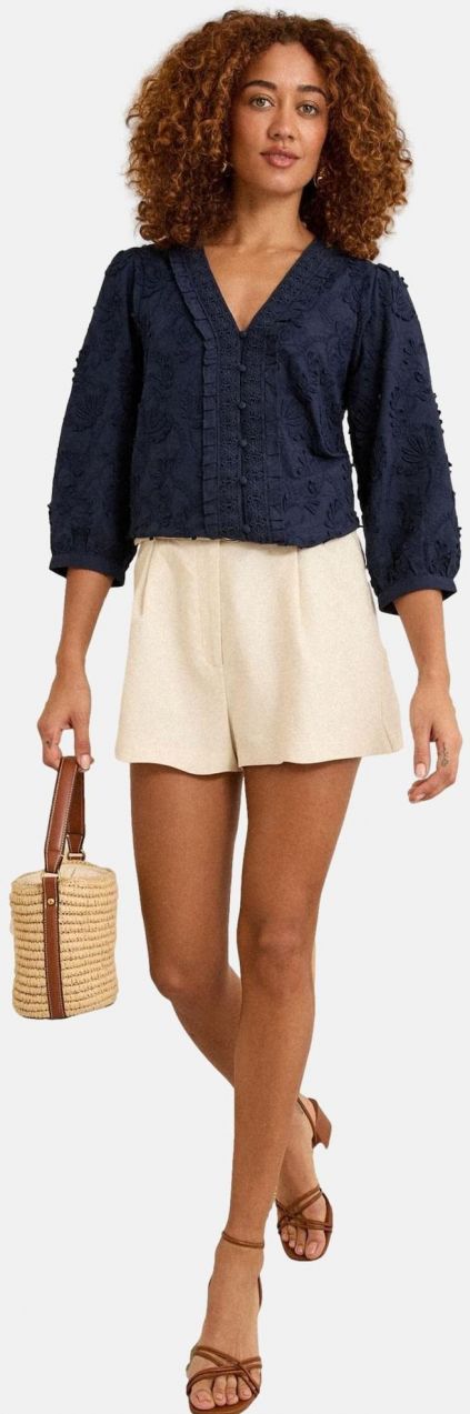 love & roses Blúzka  námornícka modrá