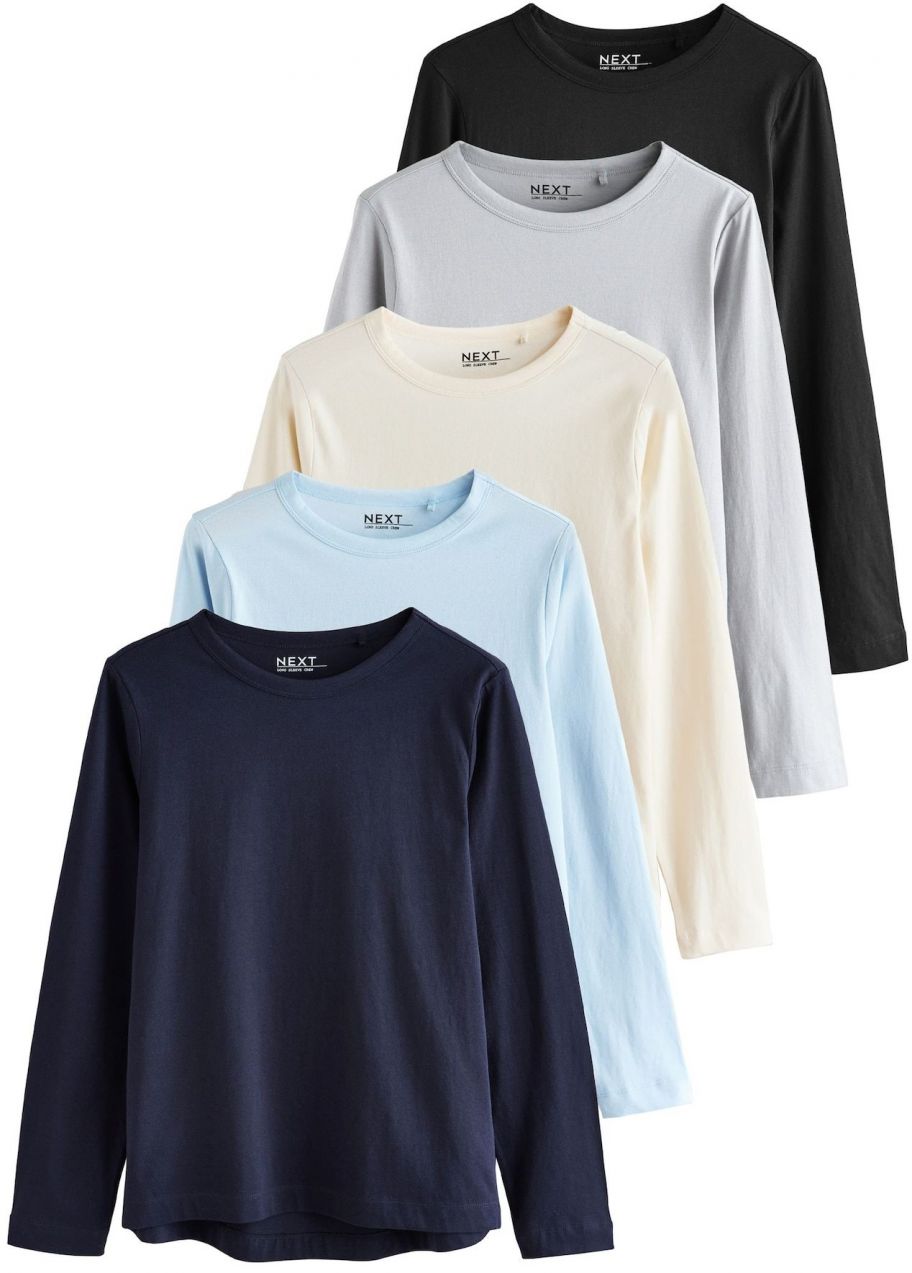 Next Tričko  béžová / námornícka modrá / sivá / čierna