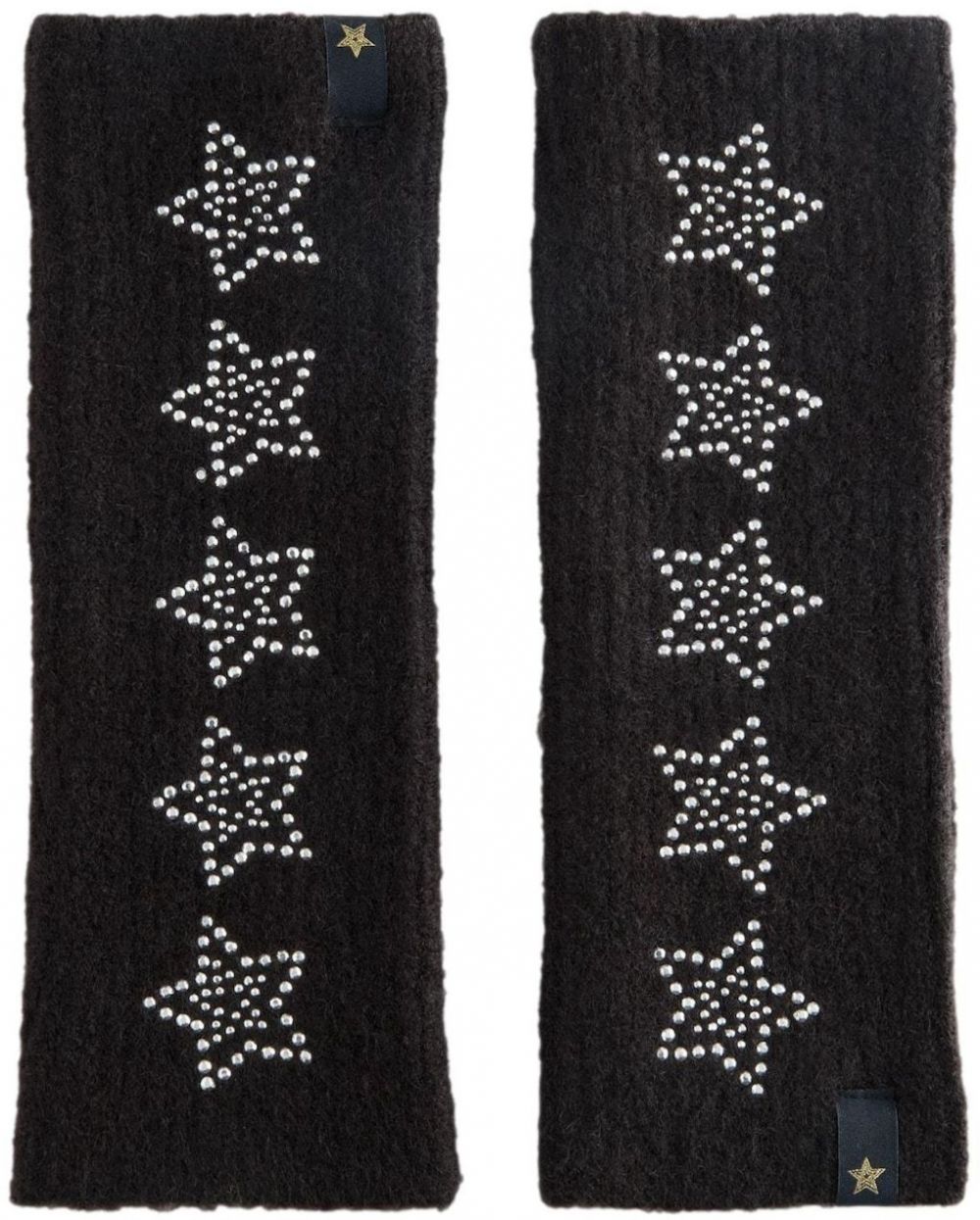 Rockett St George Rukavice s manžetou  čierna / strieborná