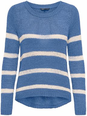 ONLY Sveter 'Onlgeena'  nebesky modrá / biela