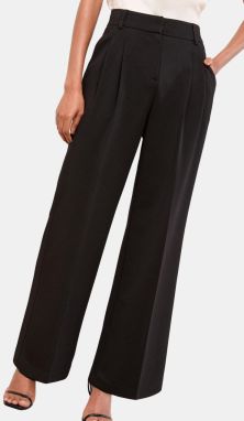 Lipsy Plisované nohavice  čierna