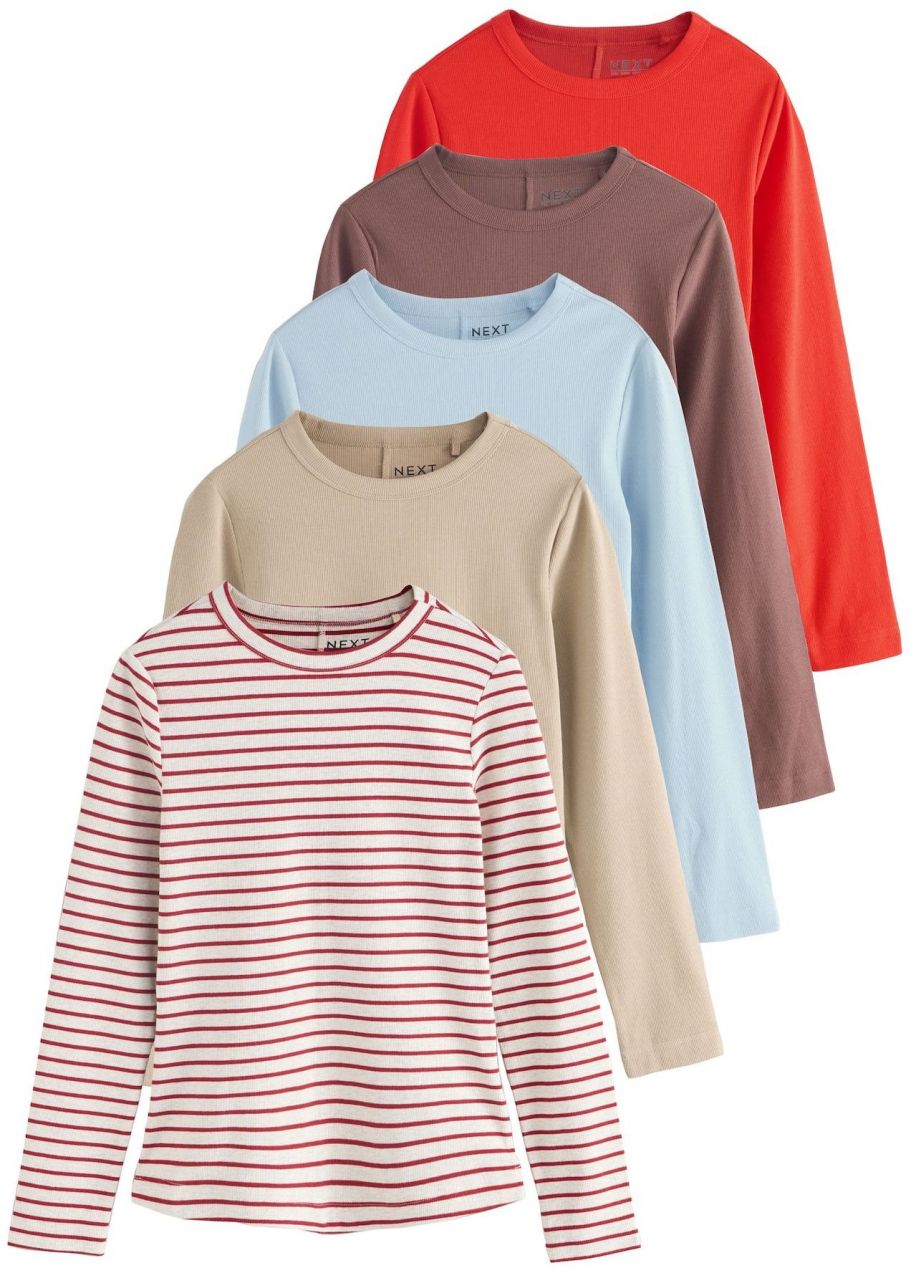 Next Tričko  béžová / svetlomodrá / čokoládová / červená / bordová / biela