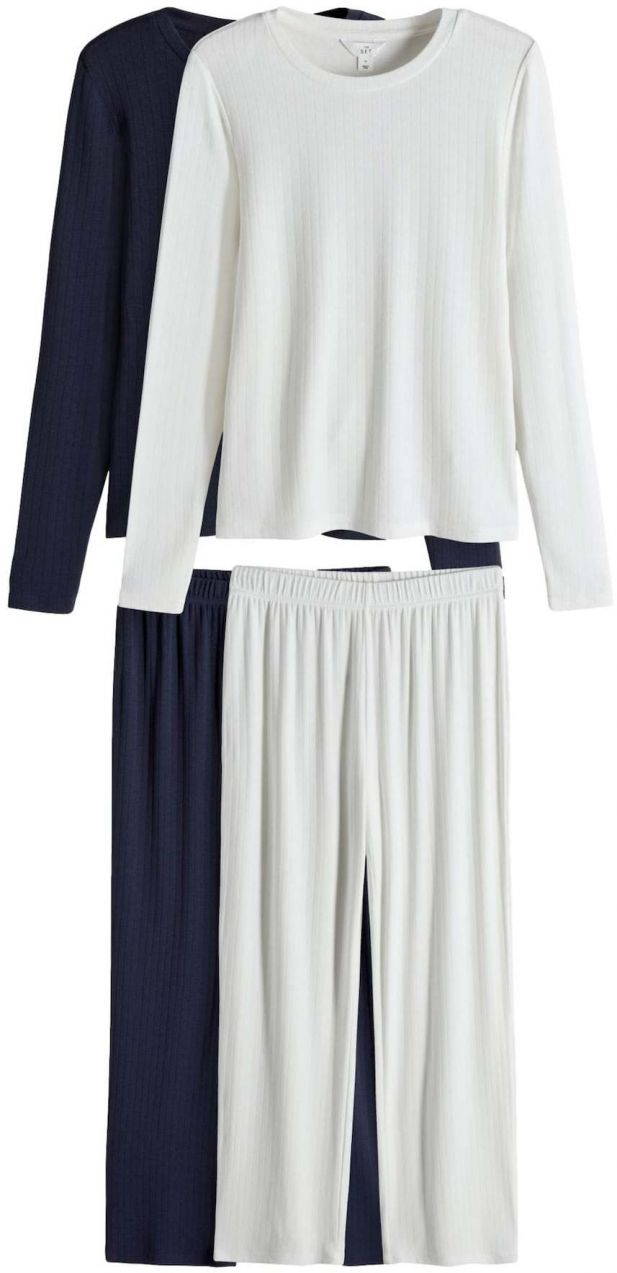 The Set Pyžamo  modrá / biela