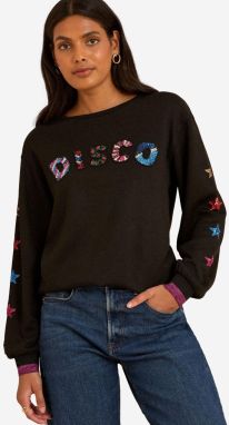 love & roses Mikina 'Christmas'  svetlomodrá / ružová / čierna / biela