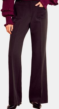 love & roses Plisované nohavice  čierna