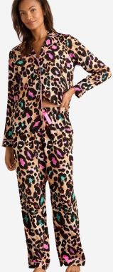 love & roses Pyžamo  hnedá / zmiešané farby