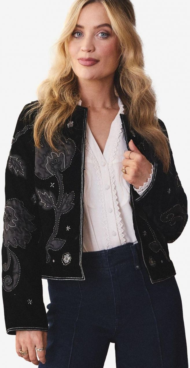 love & roses Prechodná bunda  čierna