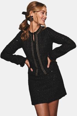 love & roses Prechodná bunda  čierna