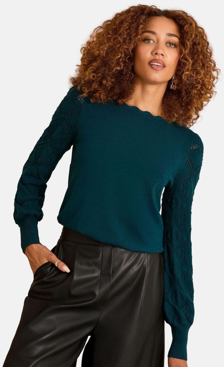 love & roses Sveter  tmavozelená
