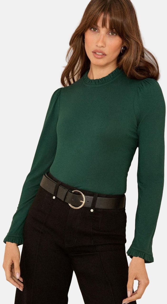 love & roses Blúzka  tmavozelená