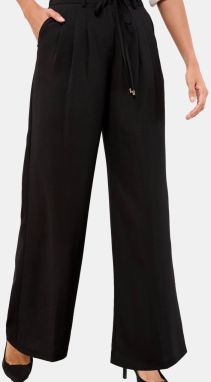 Lipsy Plisované nohavice  čierna