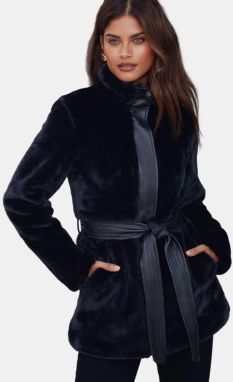 Lipsy Prechodný kabát  čierna