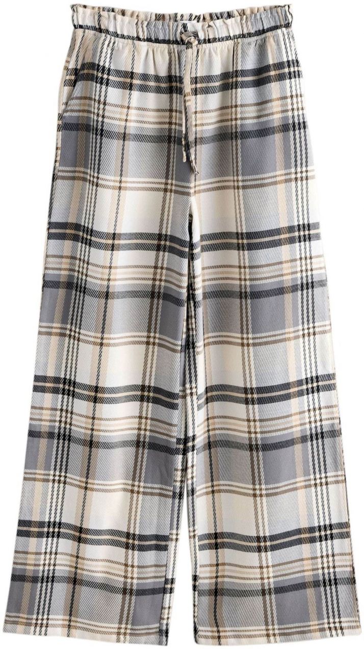 Next Pyžamové nohavice  béžová / svetlosivá