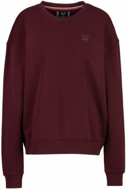 19V69 ITALIA Mikina 'Sinja '  vínovo červená
