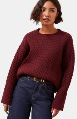 Friends Like These Sveter  tmavočervená