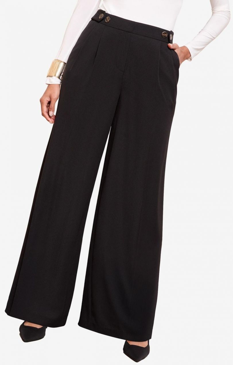 Friends Like These Plisované nohavice  čierna