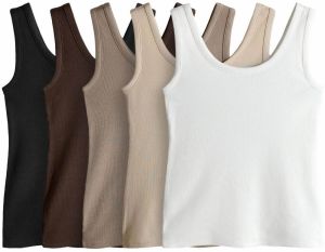 The Set Top  béžová / mokka / čierna / biela