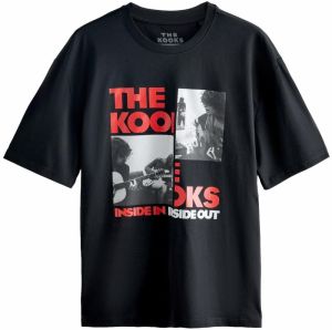 Next Tričko  sivá / červená / čierna