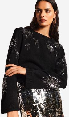 love & roses Sveter 'Christmas'  čierna