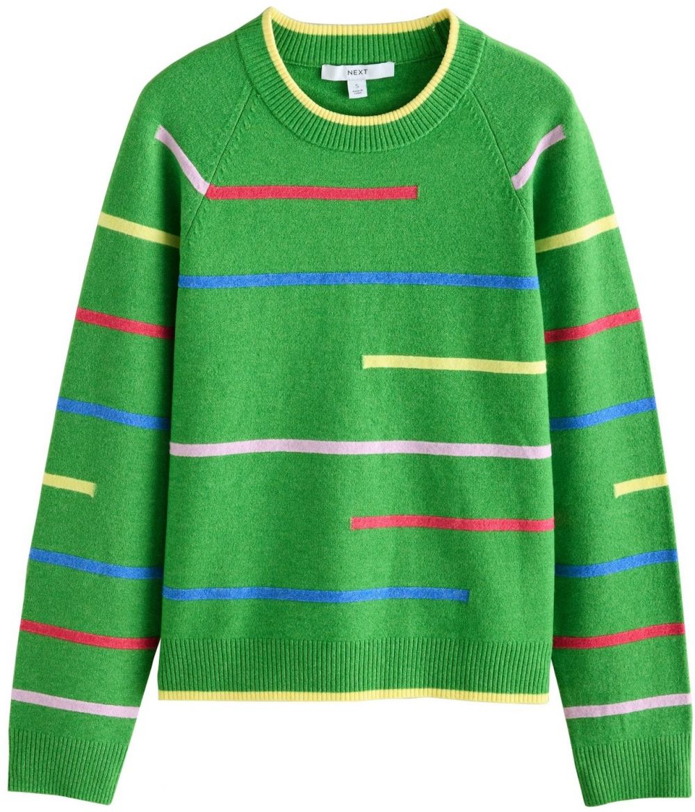 Next Sveter  modrá / svetložltá / zelená / červená
