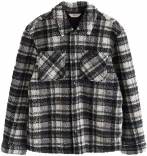 Next Flisová bunda  čierna / biela