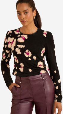 love & roses Blúzka  béžová / oranžová / čierna