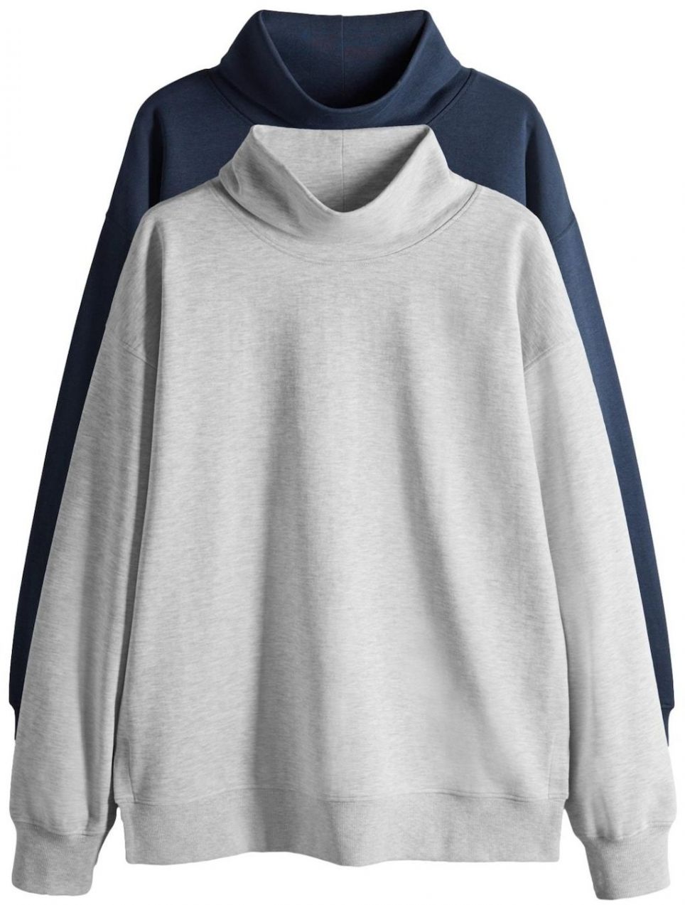 The Set Mikina  námornícka modrá / svetlosivá