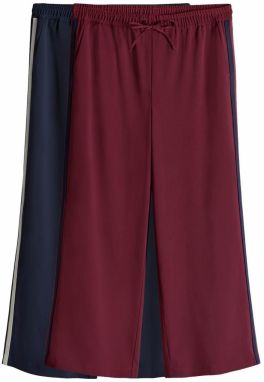 The Set Športové nohavice  námornícka modrá / burgundská